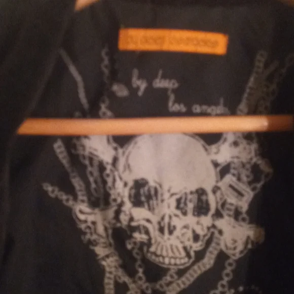 Velvet crop vintage bell sleeve jacket with brass button details - Picture 2 of 3